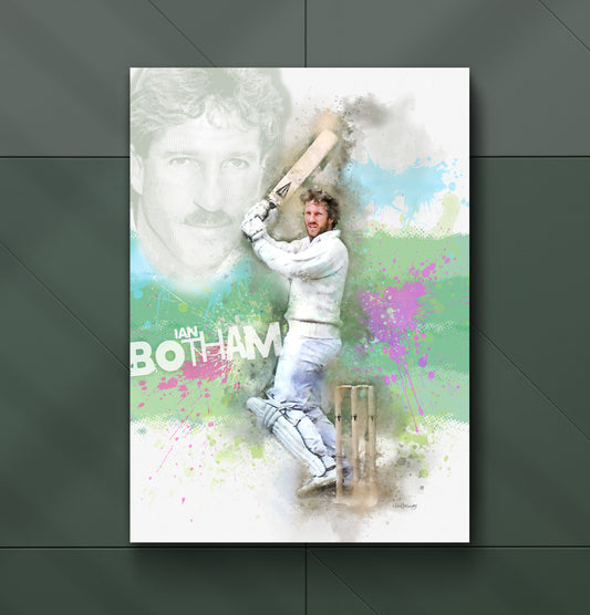 Ian Botham - Cricket Art Print