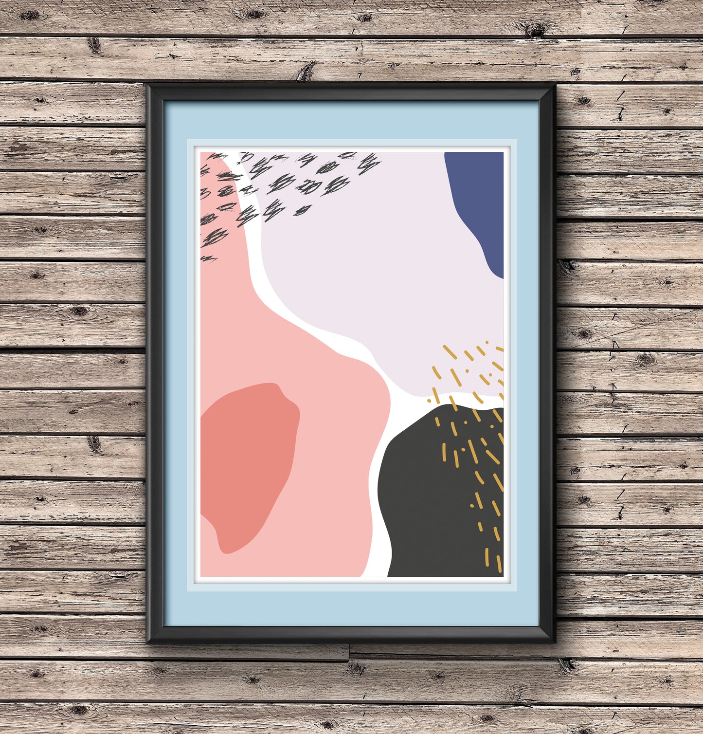 Calm and Serene No.3 - Abstract Wall Art Print