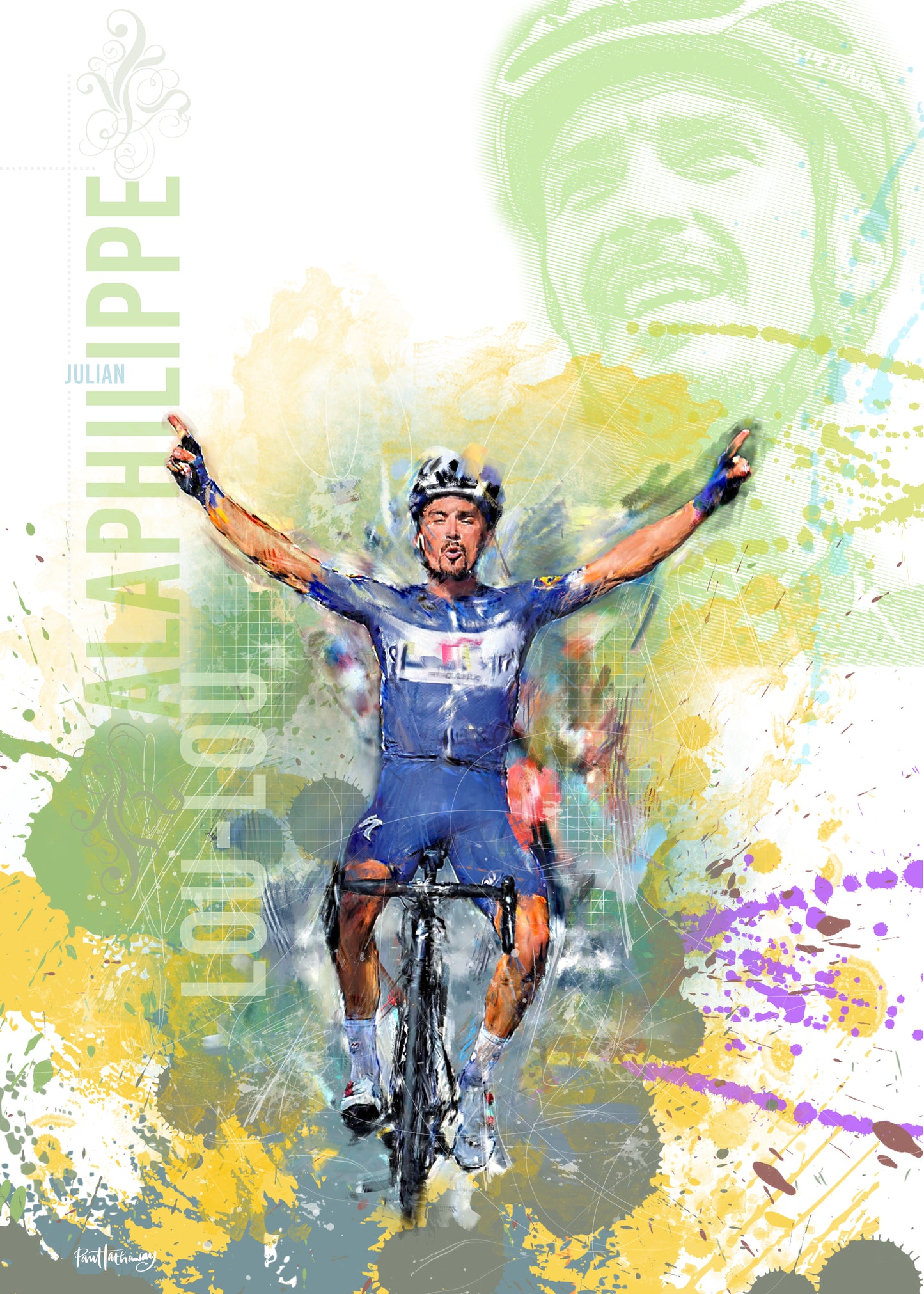 julian alaphilippe art print