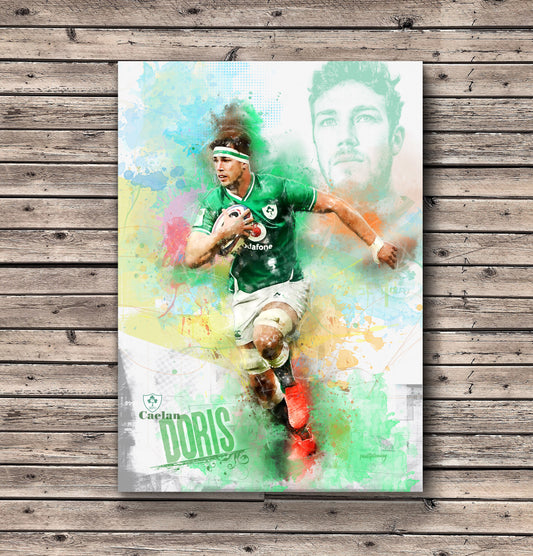 Caelan Doris - Irish Rugby Art Print
