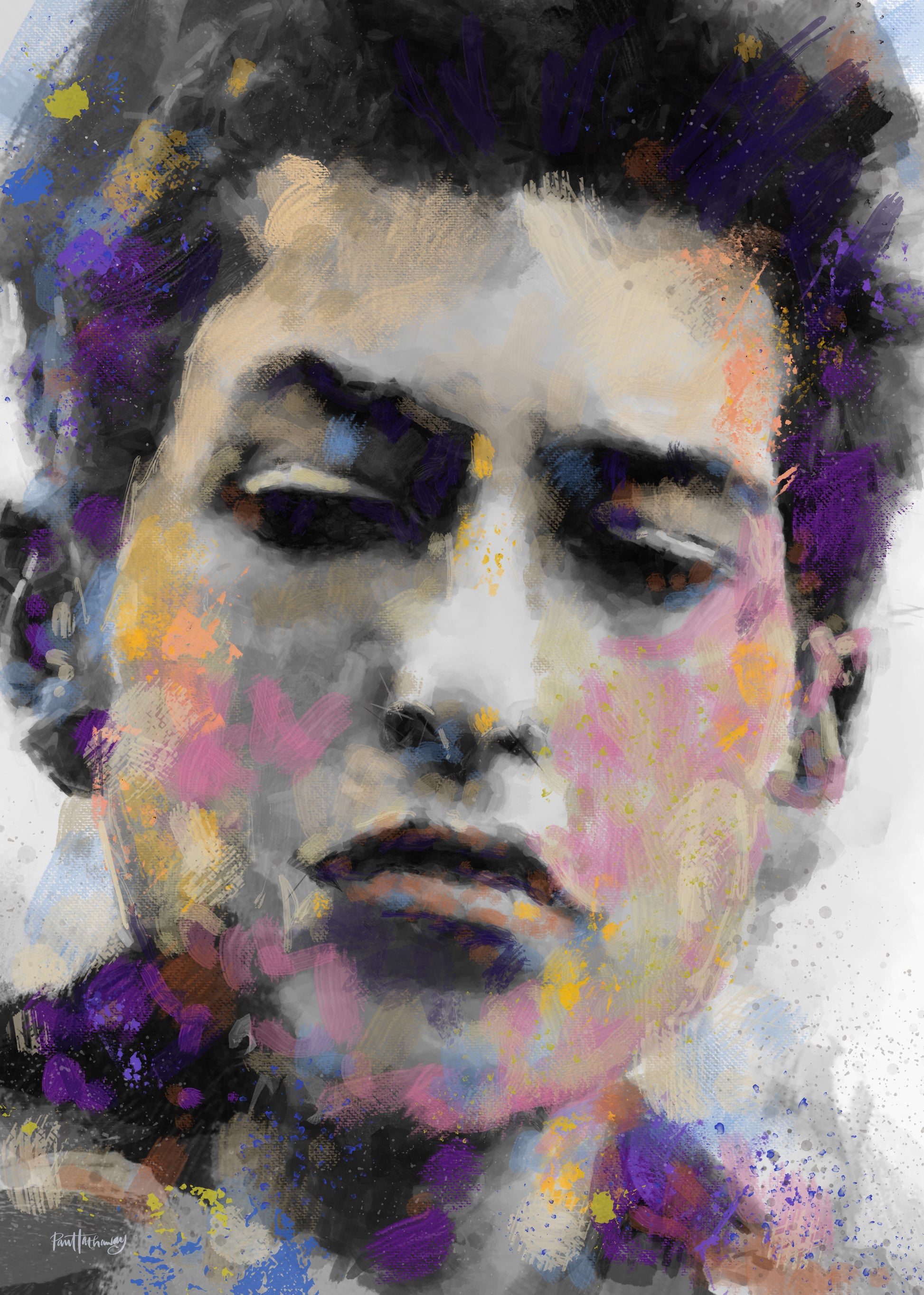 bob dylan art print