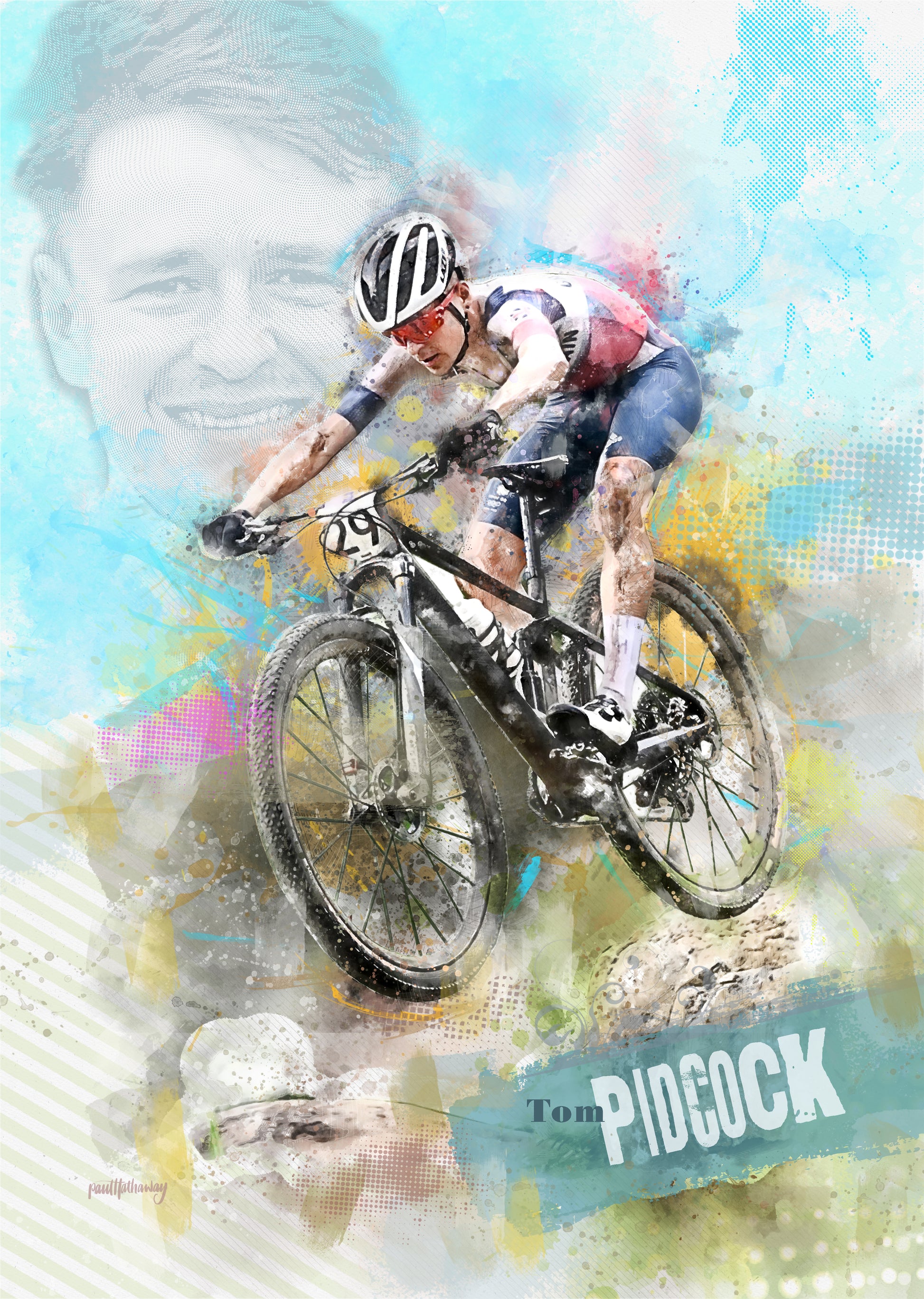 tom pidcock cycling gift