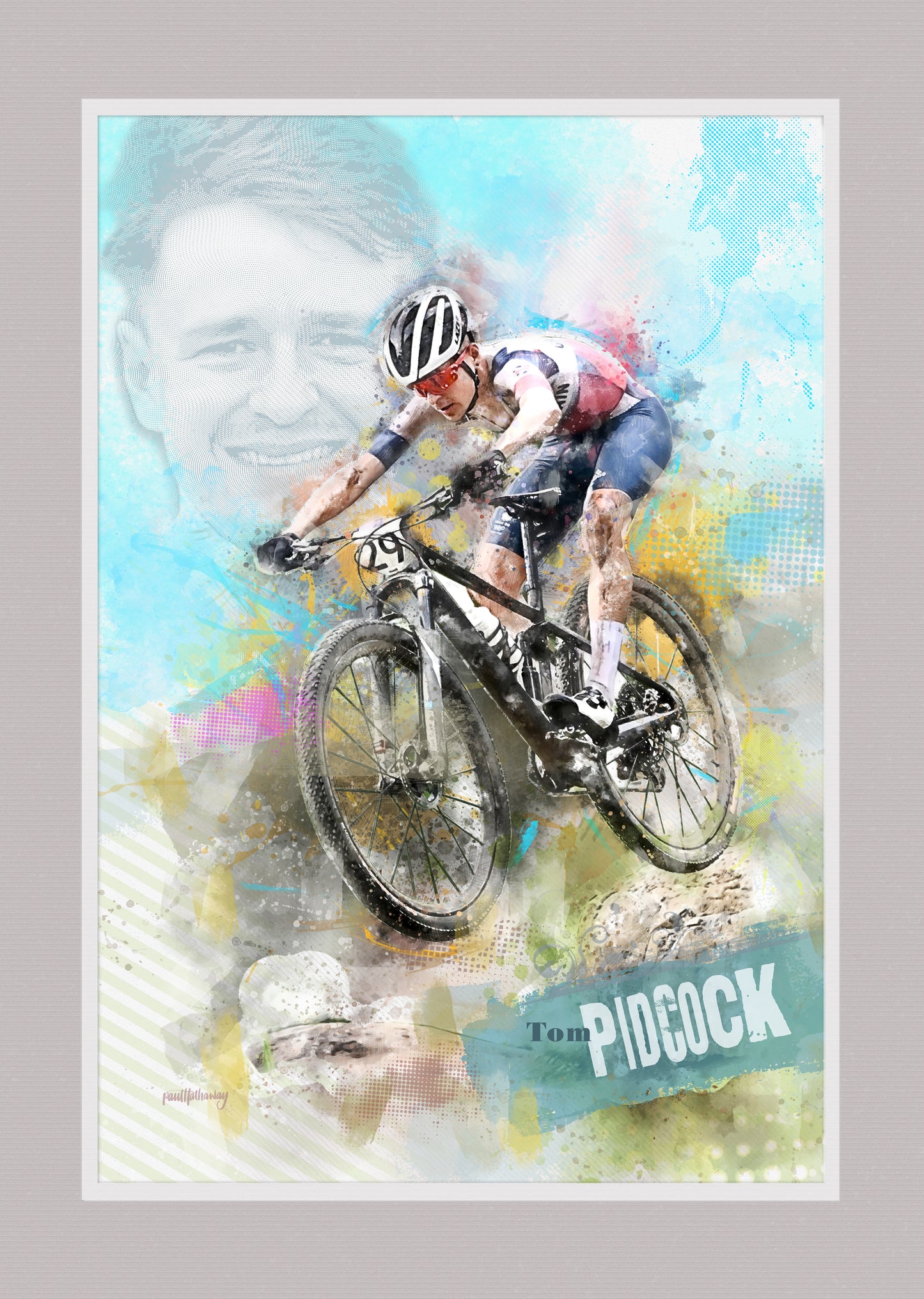 Tom Pidcock - Cycling Art Print