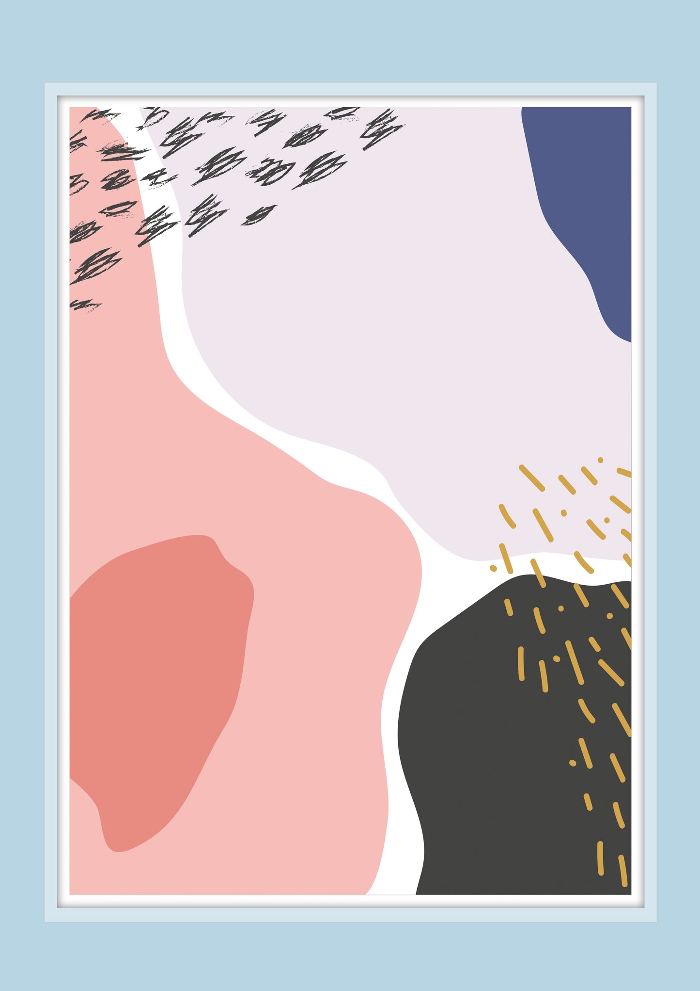 Calm and Serene No.3 - Abstract Wall Art Print