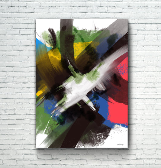 Let there be light - Abstract Wall Art Print