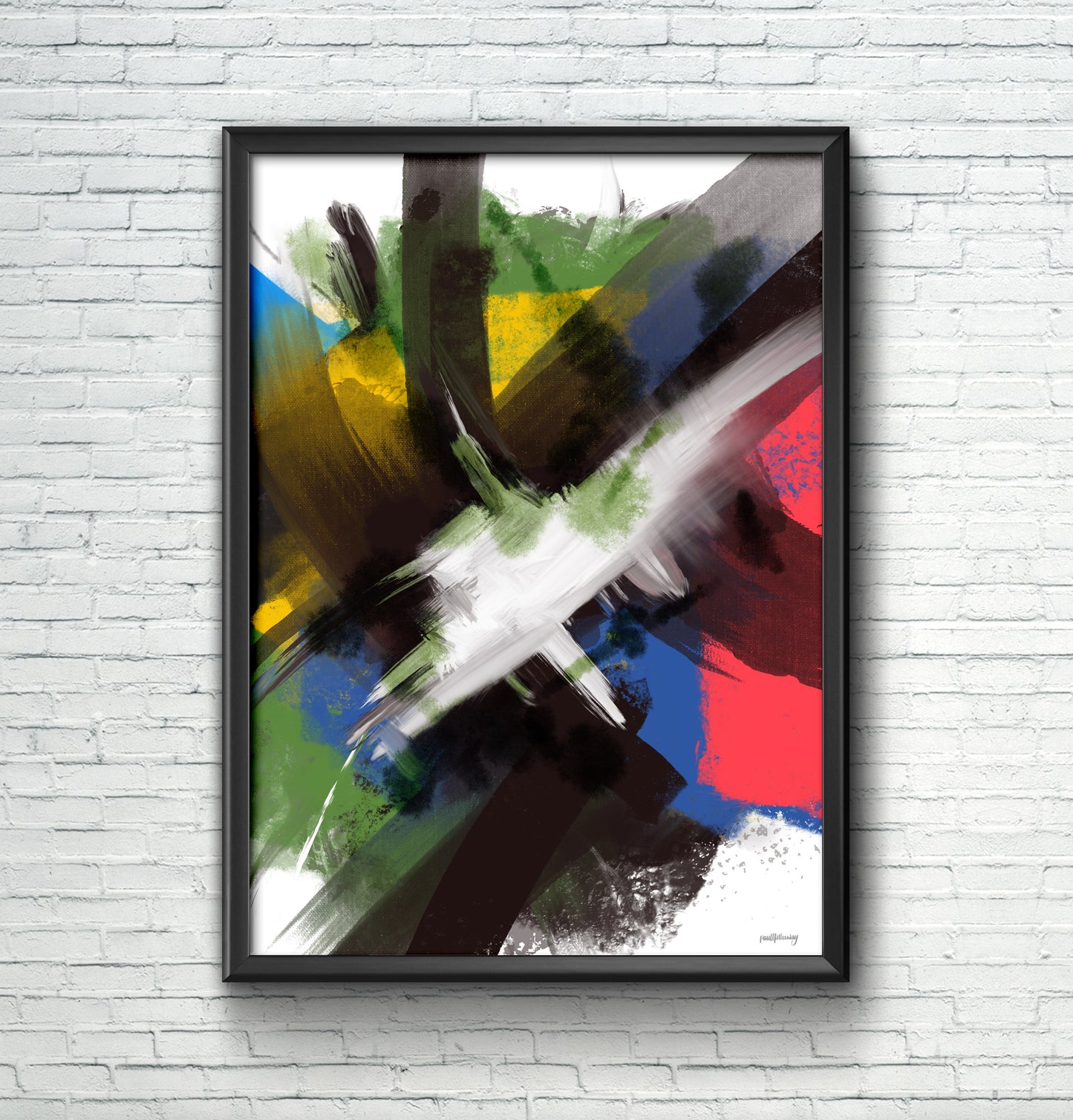 Let there be light - Abstract Wall Art Print