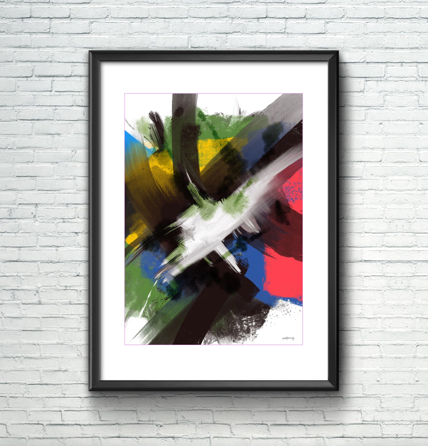 Let there be light - Abstract Wall Art Print