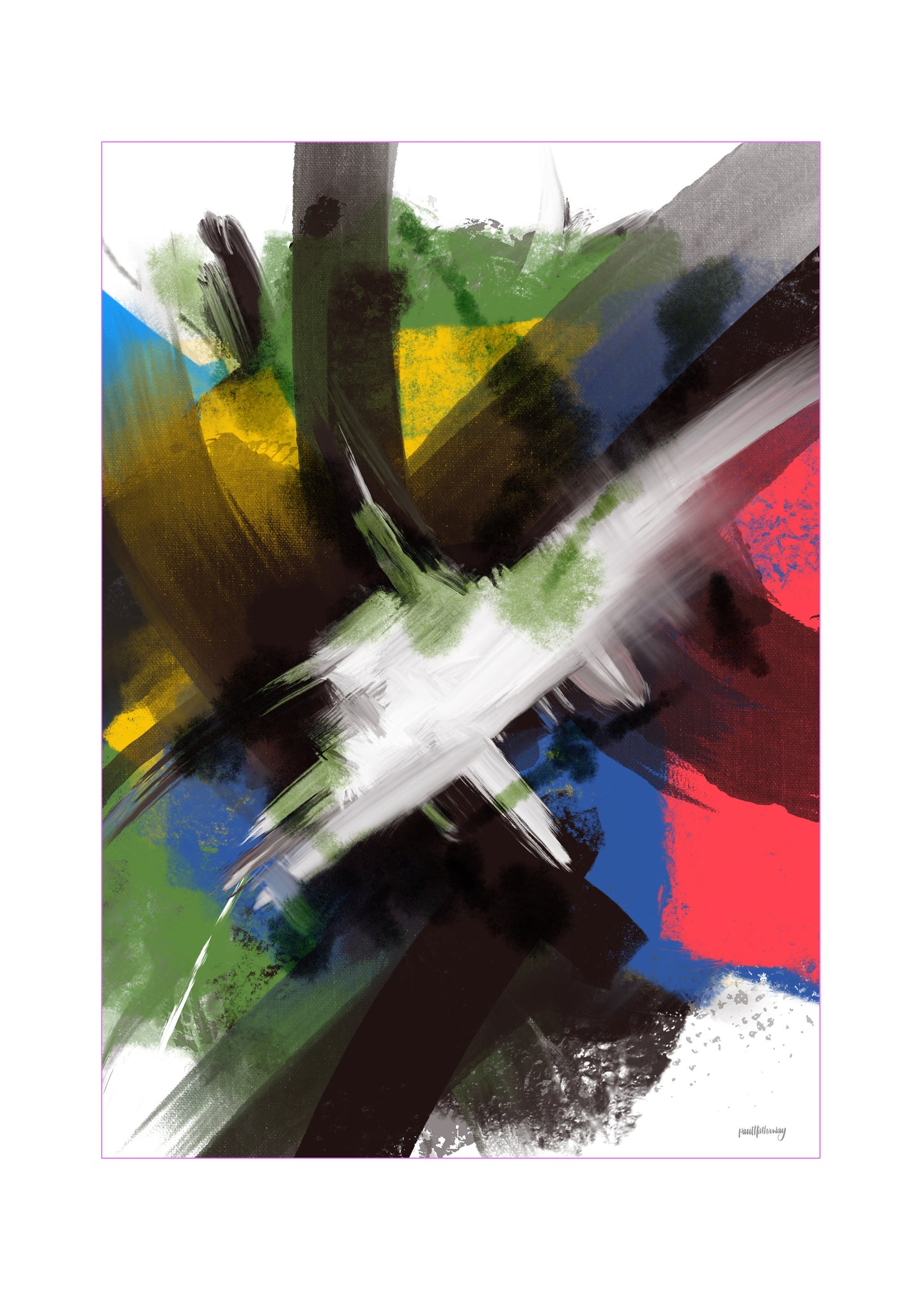 Let there be light - Abstract Wall Art Print