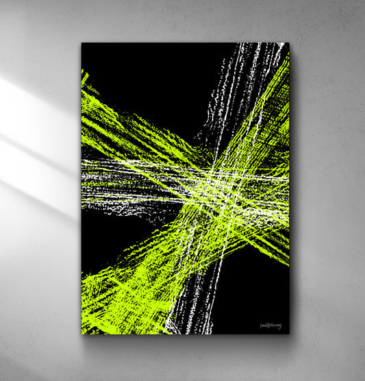funky abstract canvas print