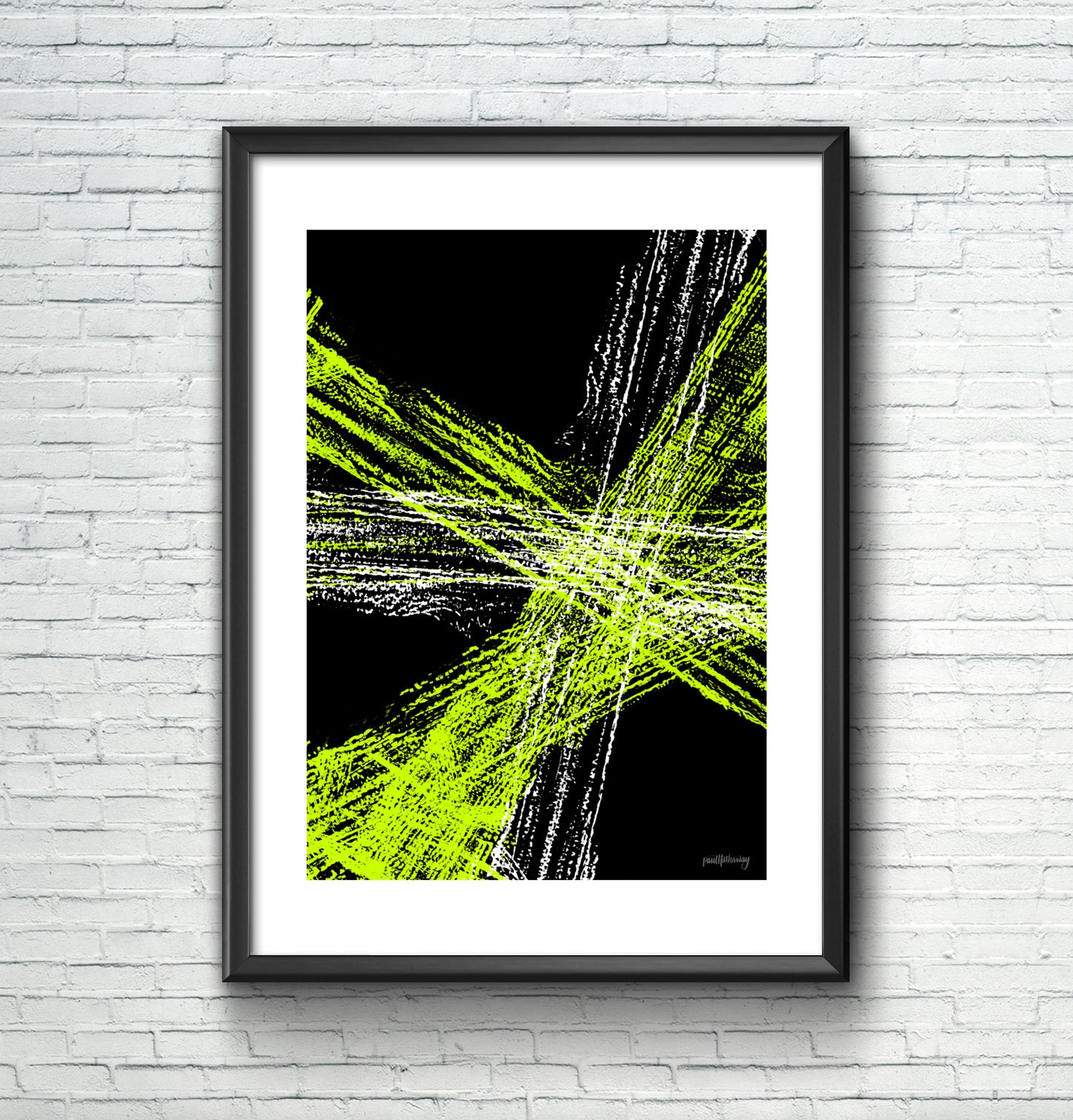 Crossing light - Abstract Wall Art Print