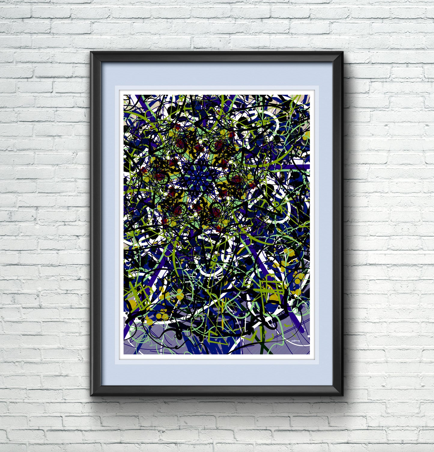 Drippy No.1 - Abstract Wall Art Print