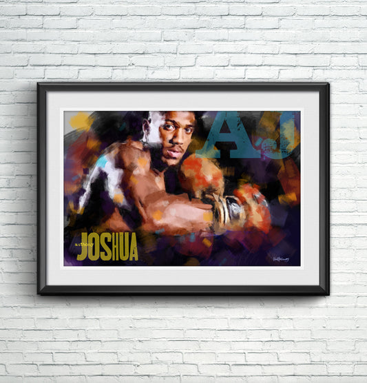 Anthony Joshua - Boxing Art Print - Option 1