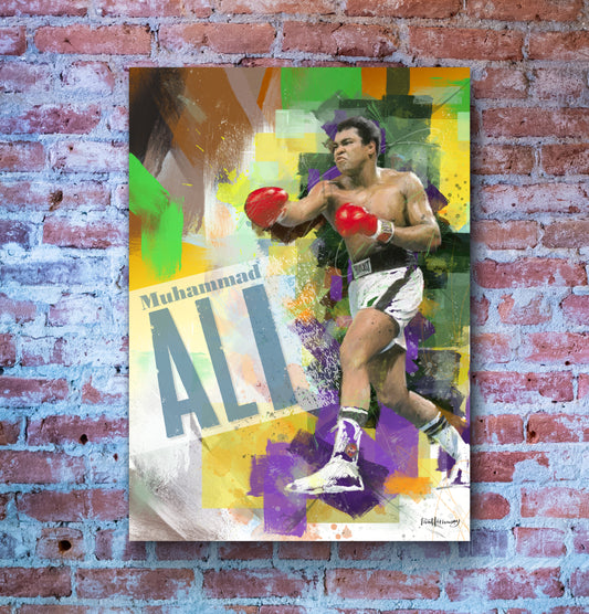 muhammad ali canvas art print