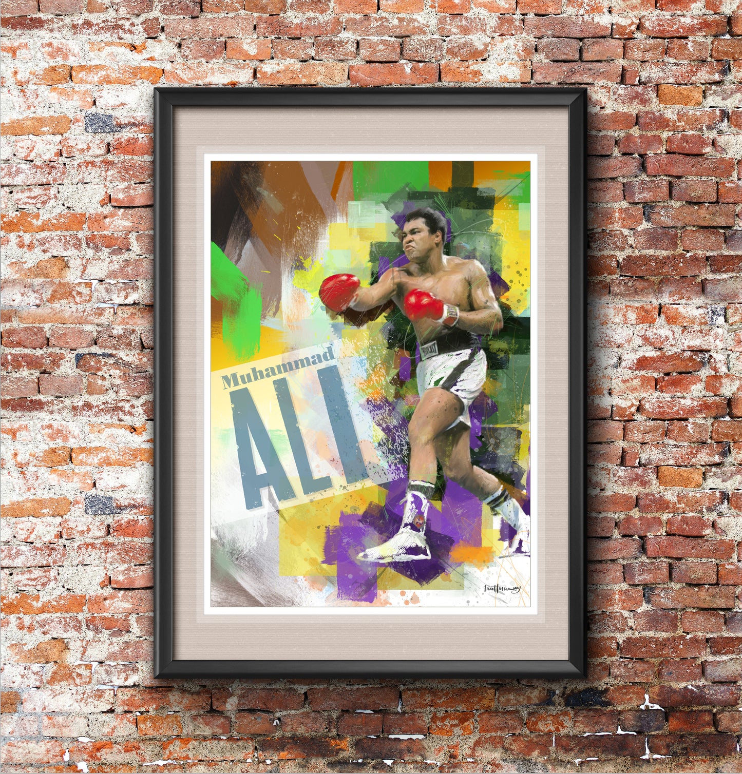 Muhammad Ali - Boxing Art Print - Option 1