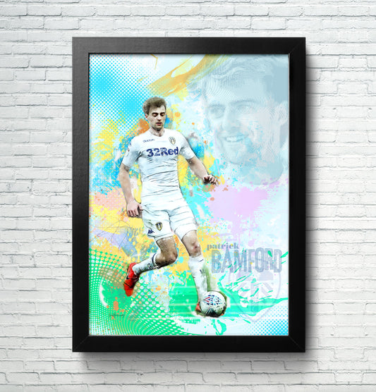 Patrick Bamford, Leeds United - Football Art Print