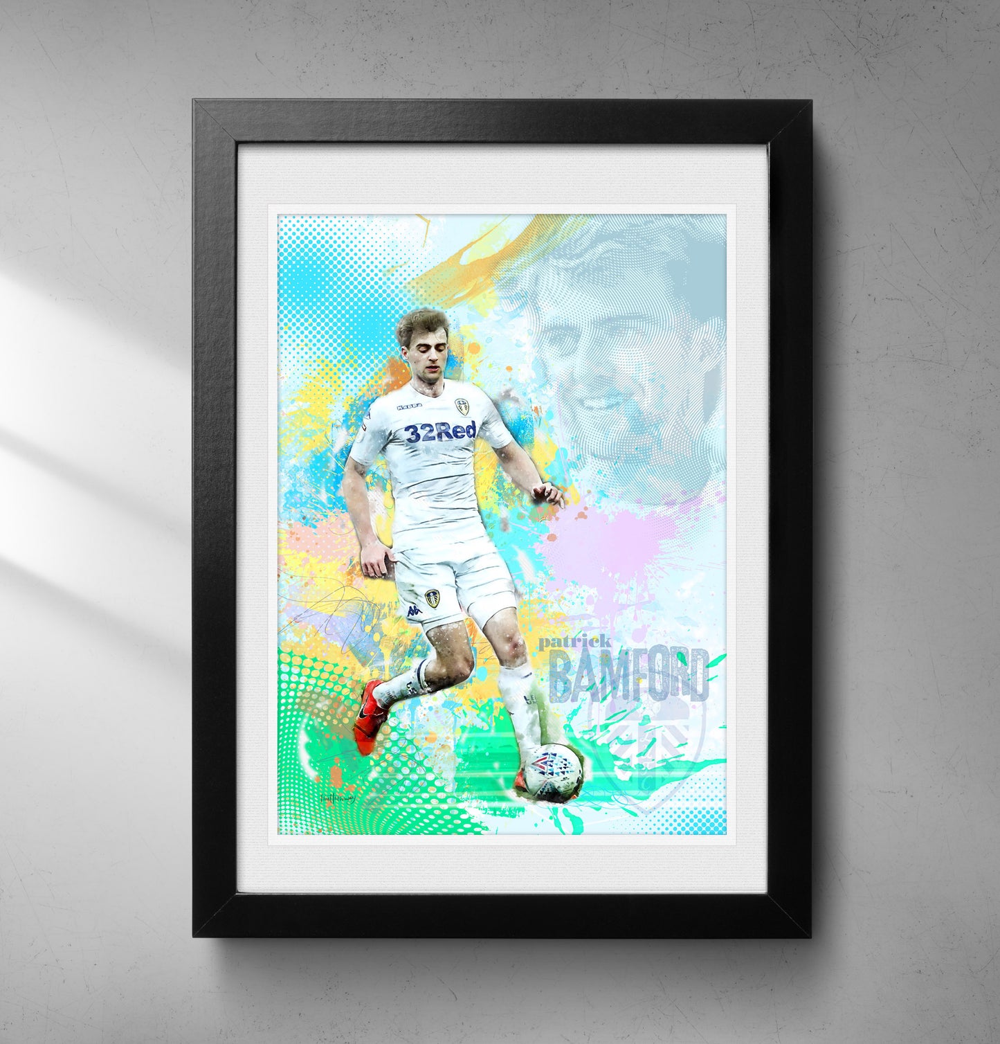 Patrick Bamford, Leeds United - Football Art Print