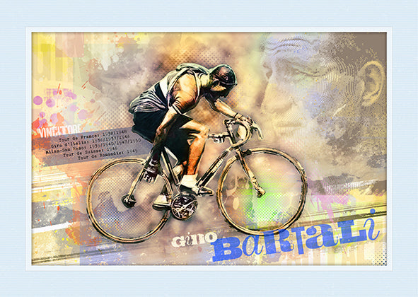 Gino Bartali - Cycling Art Print