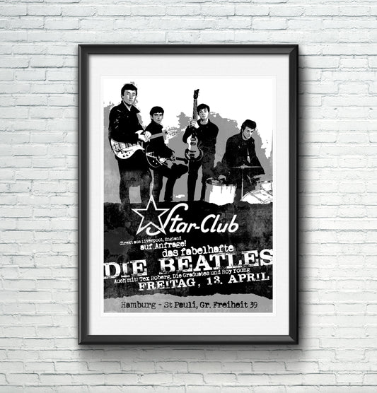 The Beatles at the Star Club, Hamburg - Music Art Print