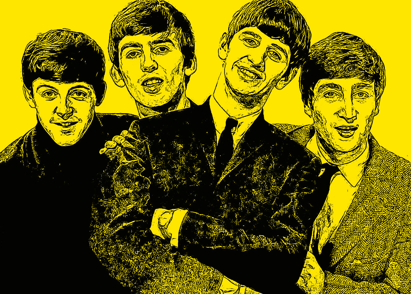 the beatles art print