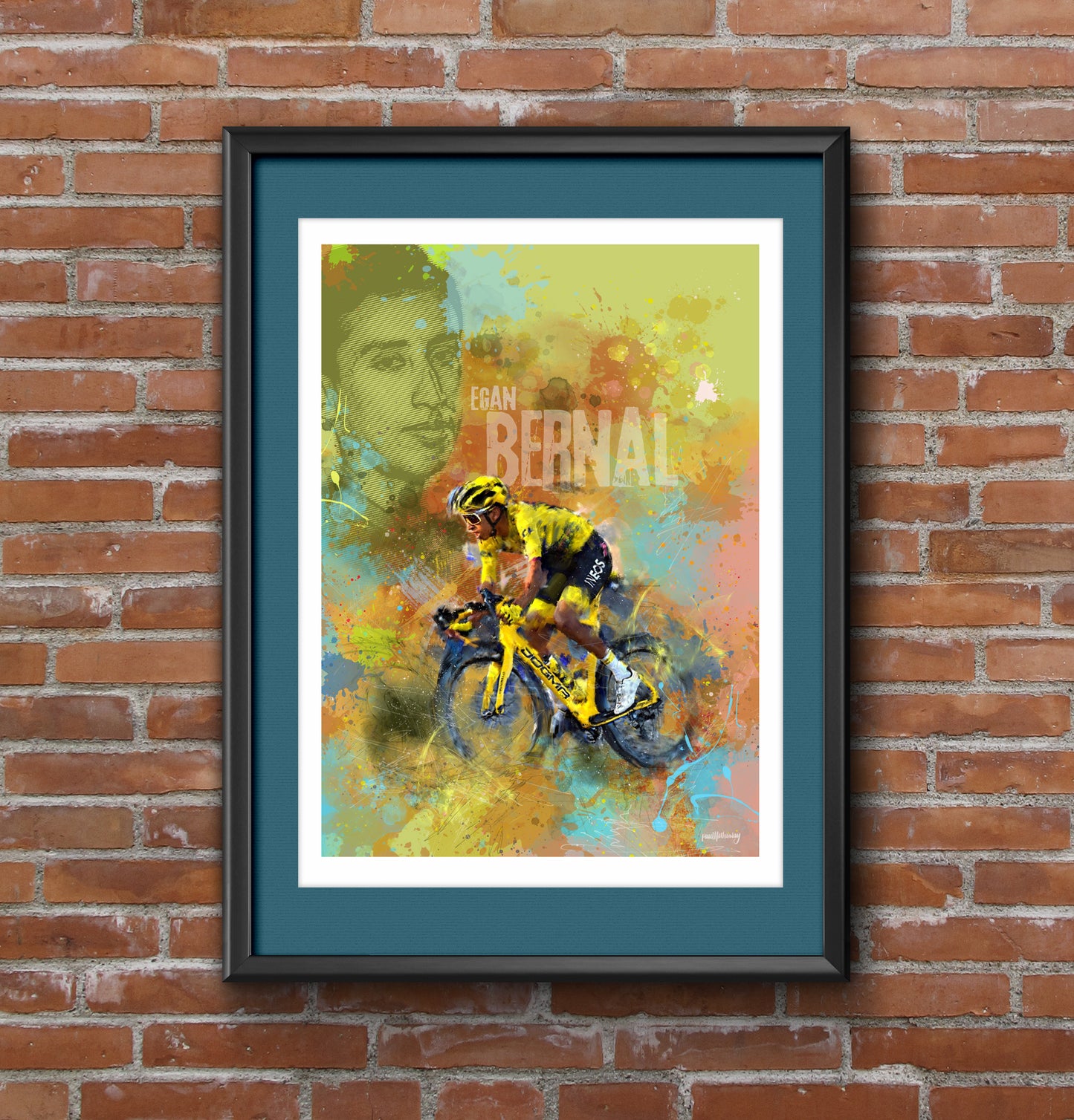 Egan Bernal - Cycling Art Print