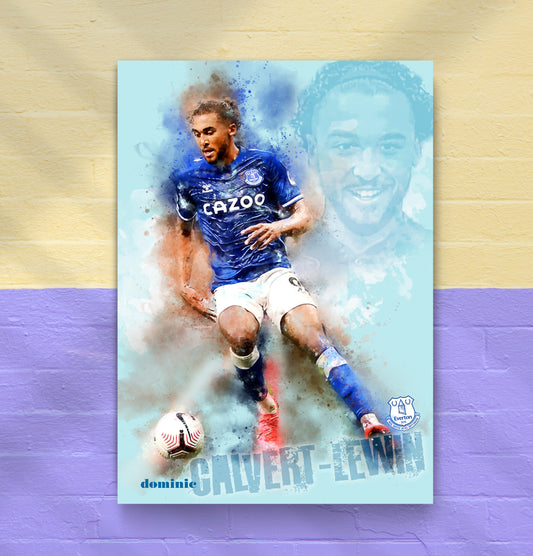 Dominic Calvert-Lewin, Everton F.C. - Football Art Print
