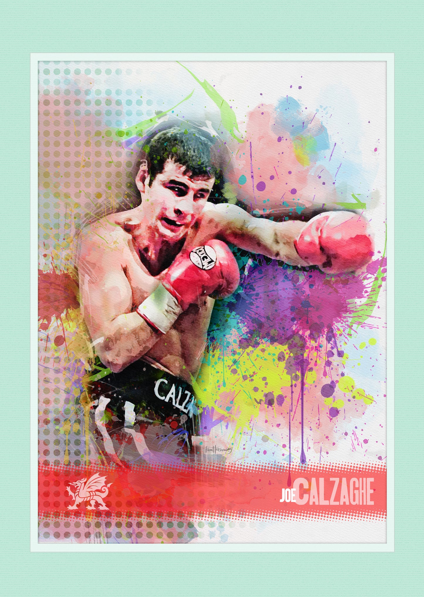 Joe Calzaghe - Boxing Art Print