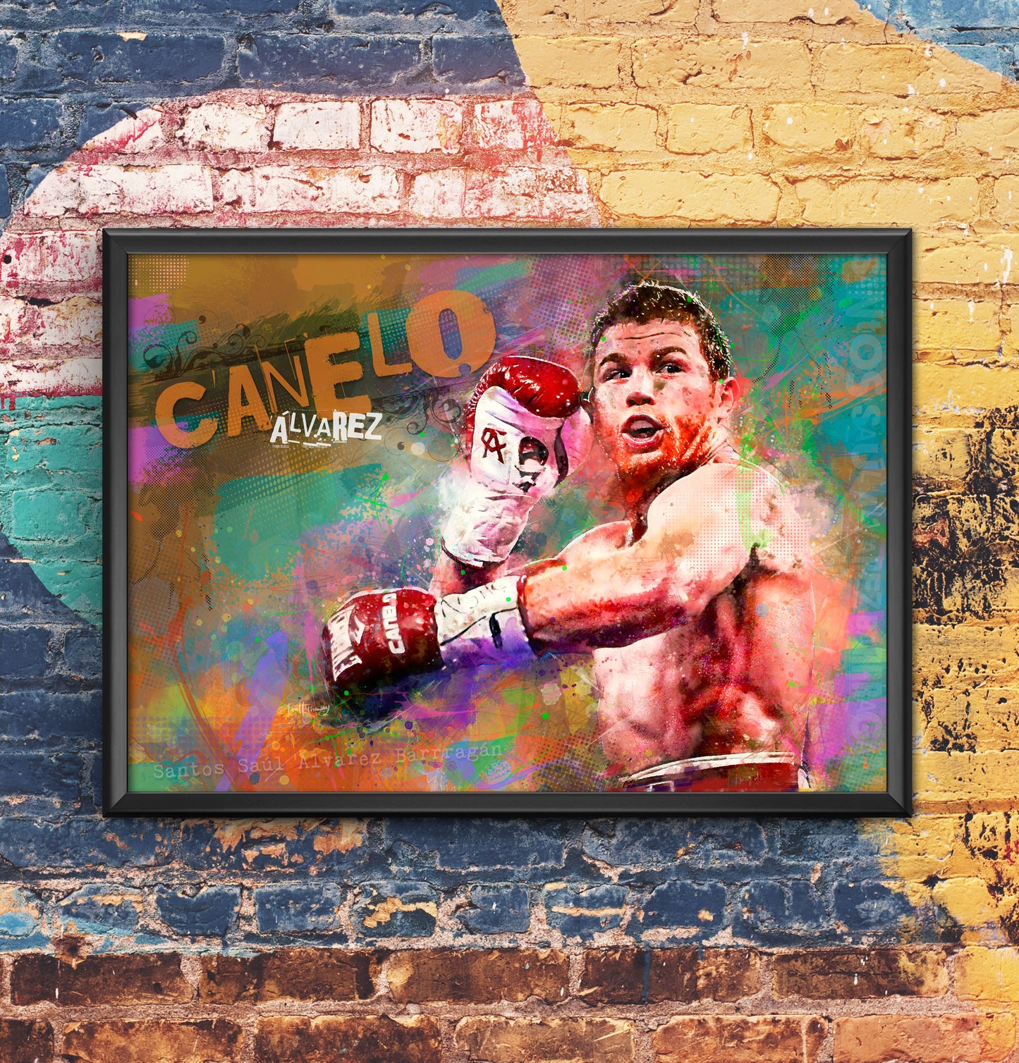 Canelo Alvarez - Boxing Art Print