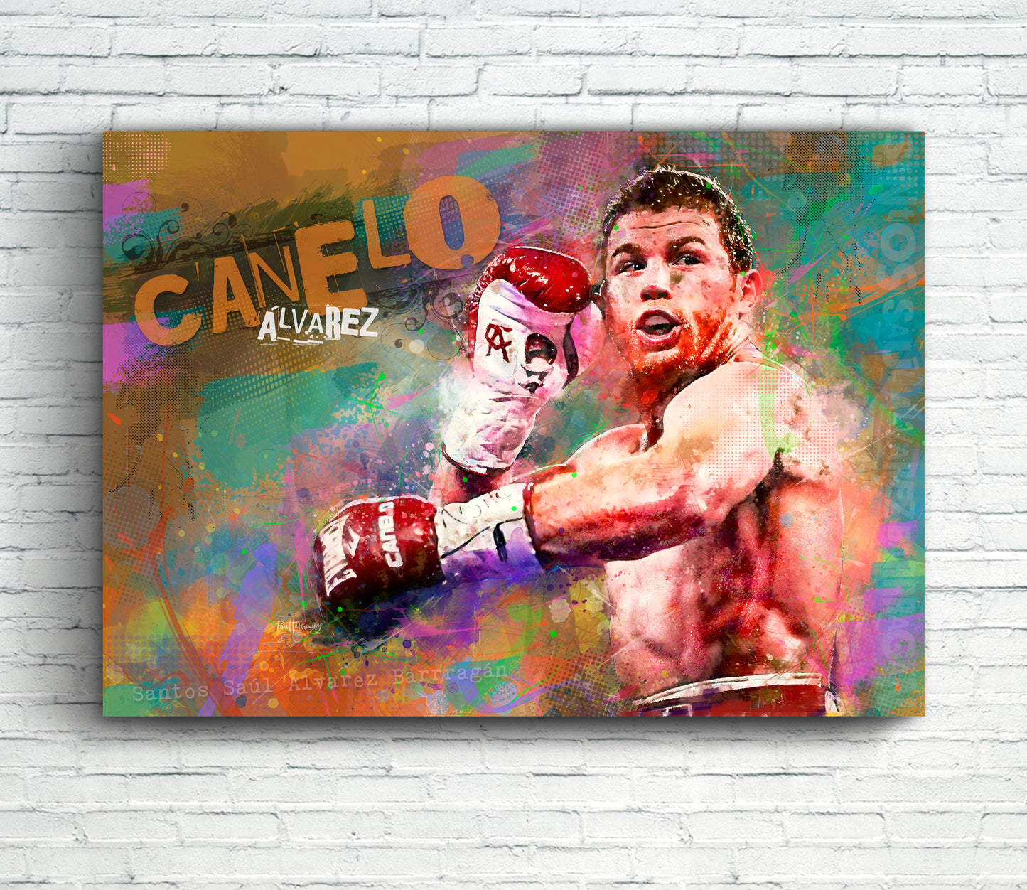 Canelo Alvarez - Boxing Art Print