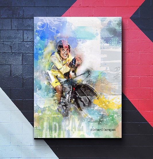 richard carapaz art poster