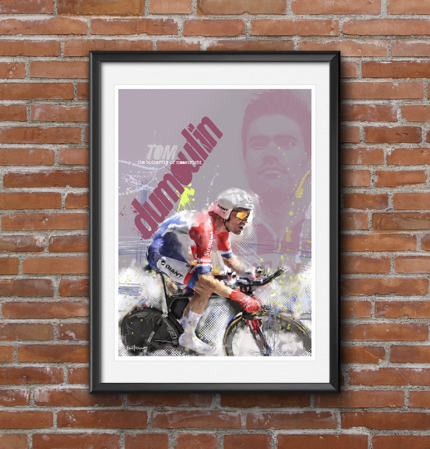 Tom Dumoulin - Cycling Art Print