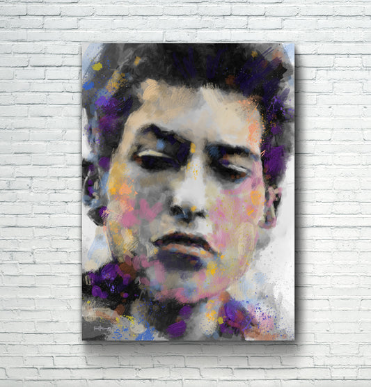 bob dylan canvas print