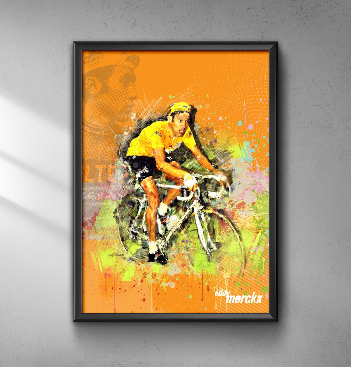 Eddy Merckx - Cycling Art Print - Option 3