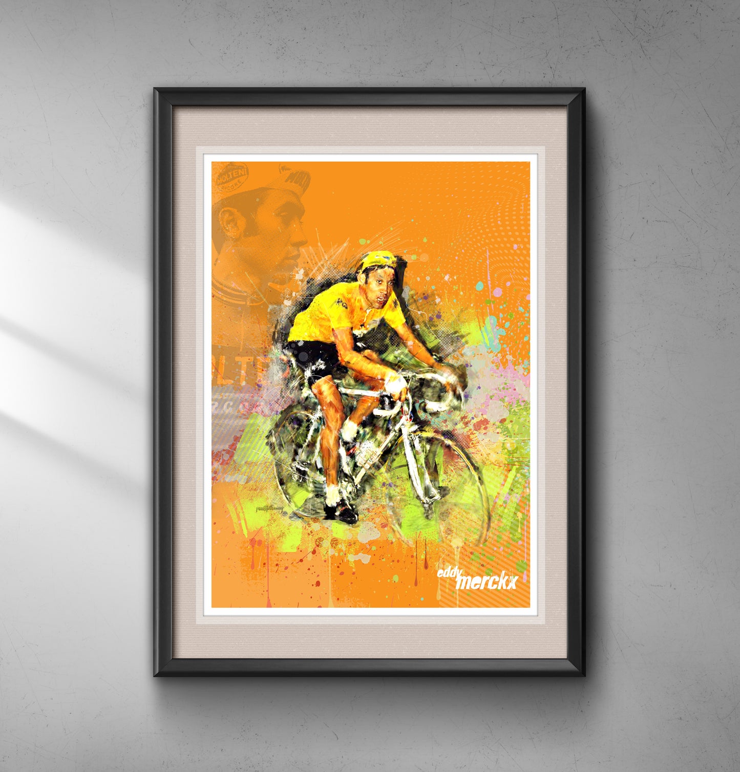 Eddy Merckx - Cycling Art Print - Option 3