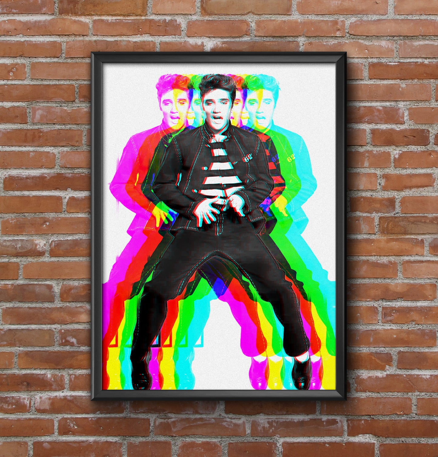 elvis art print and poster