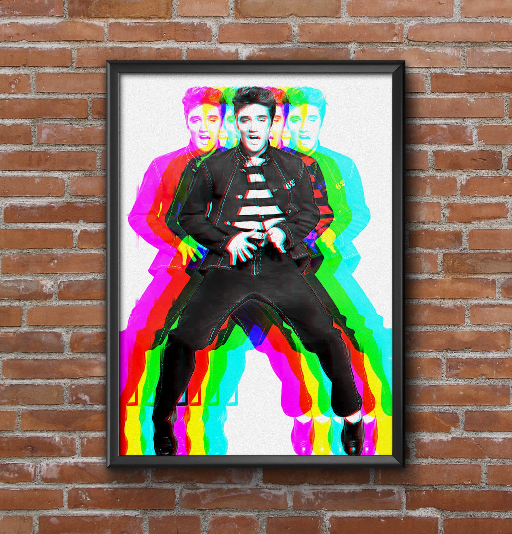 elvis art print and poster