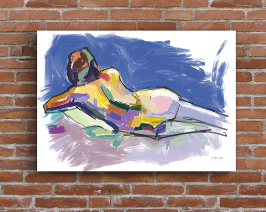 figure study canvas art print