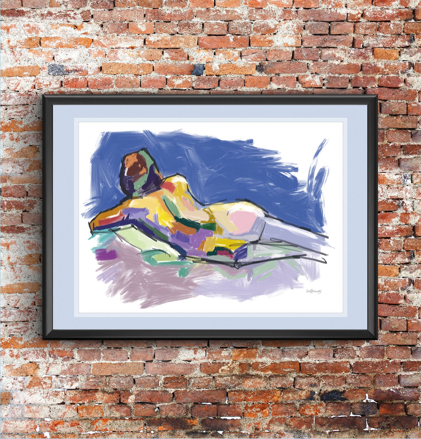 Figure Study - Wall Art Print
