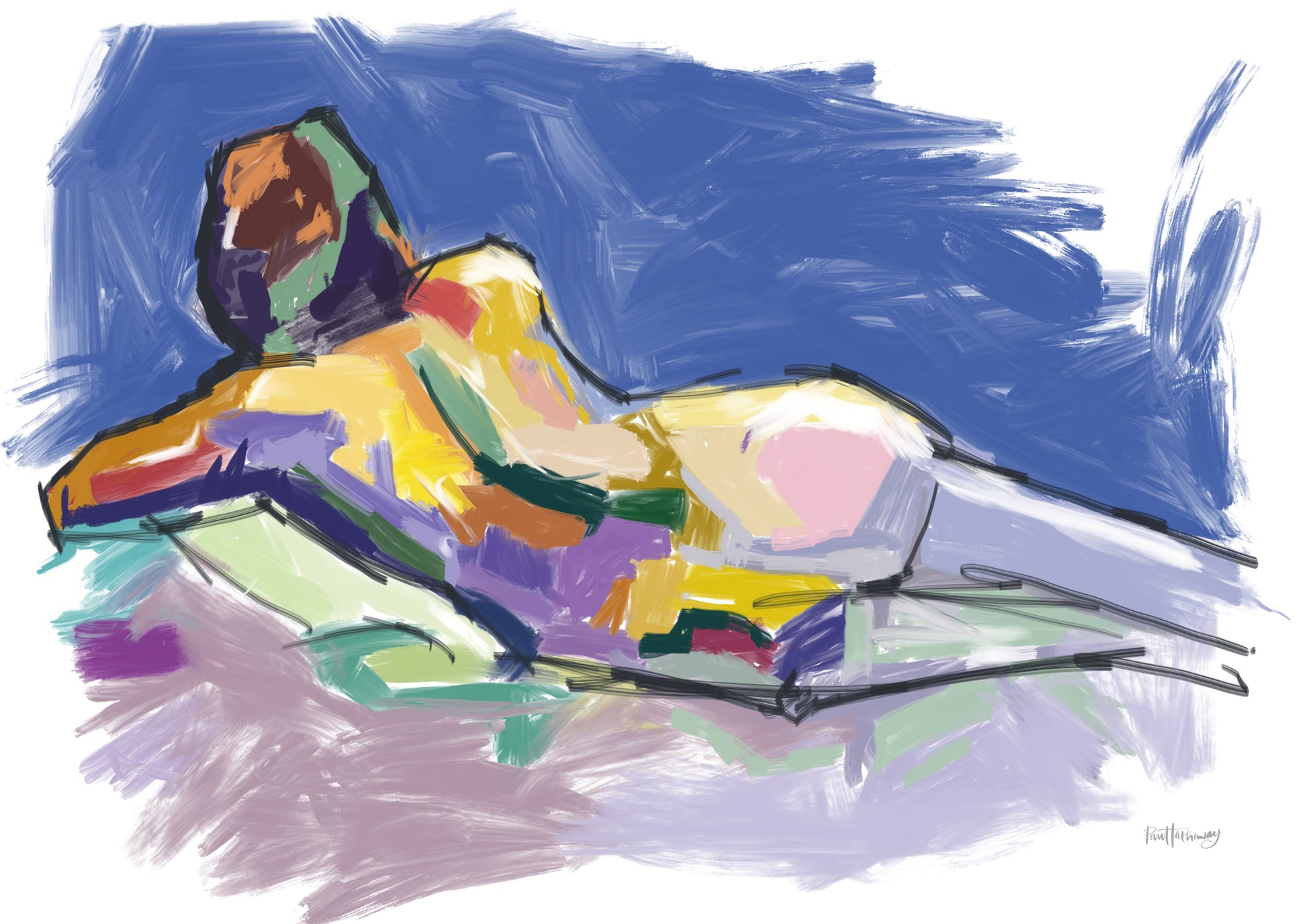 figure wall art print