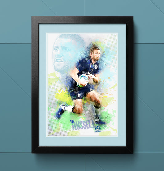 Finn Russell - Scotland Rugby Art Print