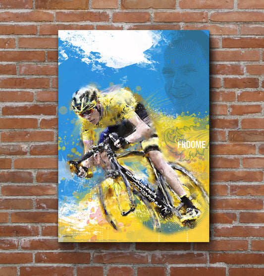 Chris Froome - Cycling Art Print - Option 2