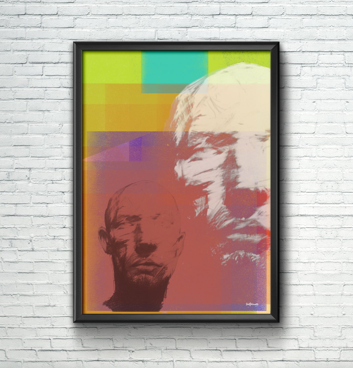 Heads - Modern Wall Art Print