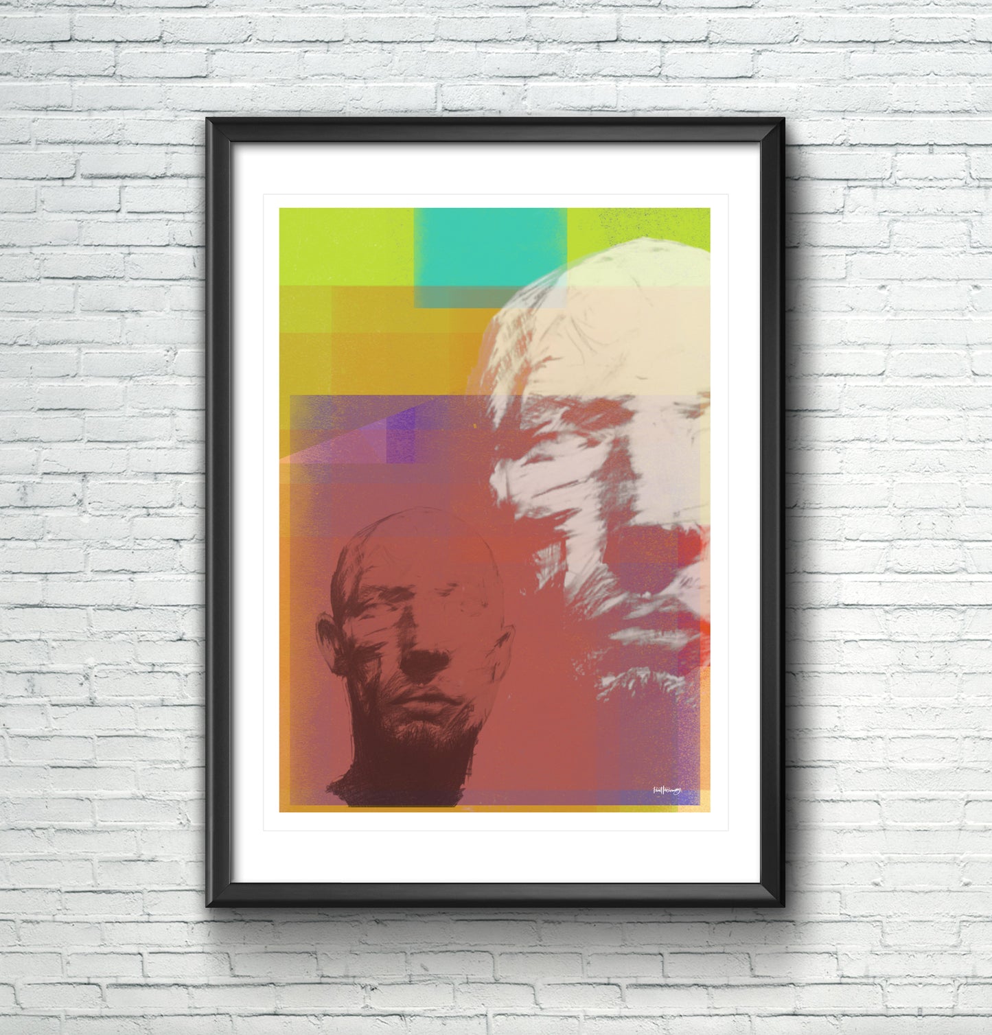 Heads - Modern Wall Art Print