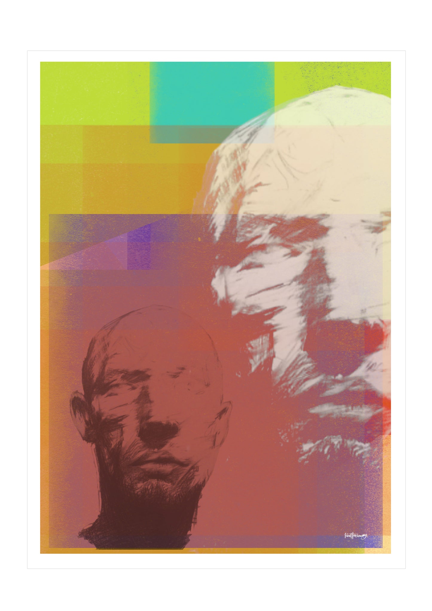 Heads - Modern Wall Art Print
