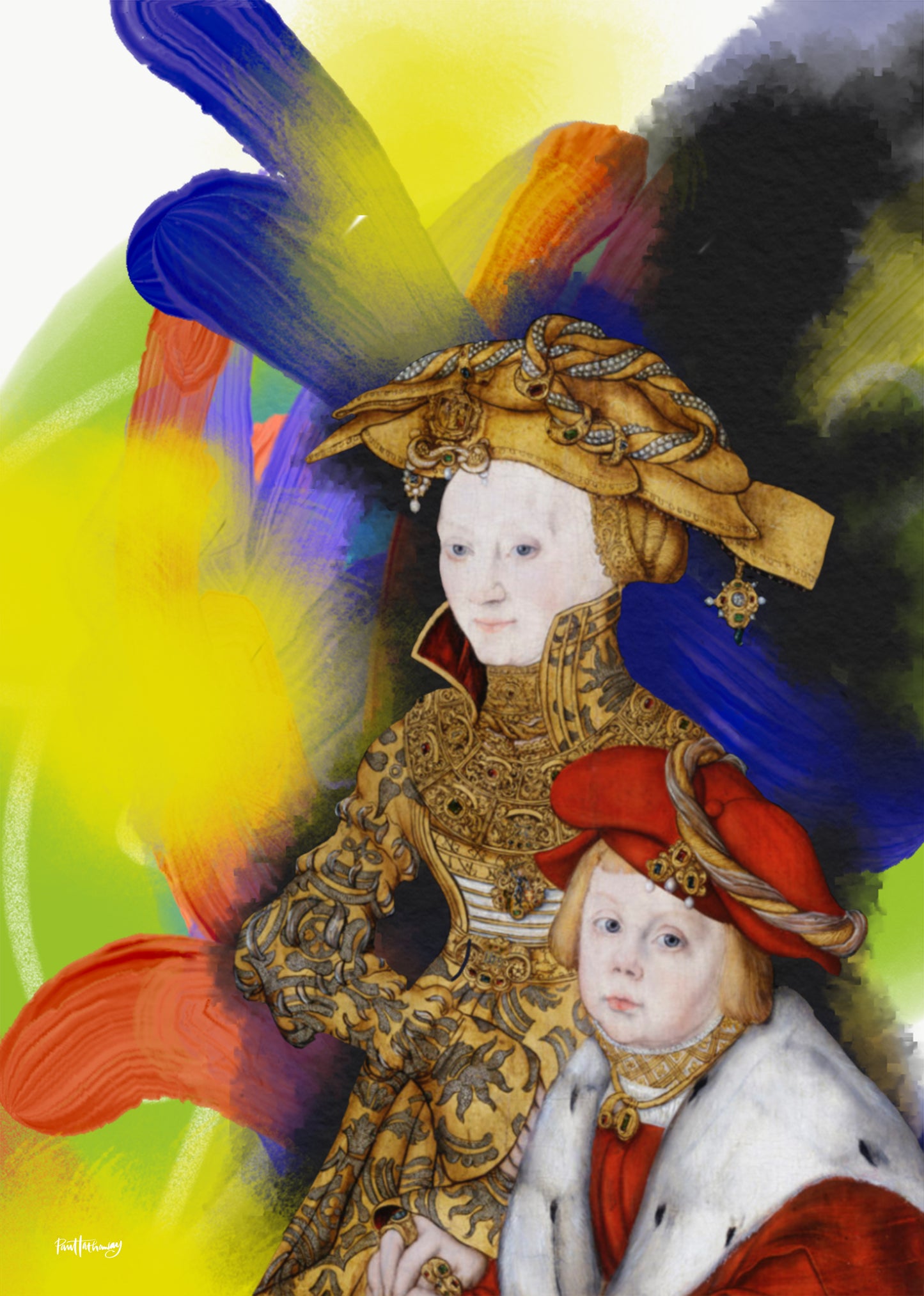 Mother and Child Reunion - Modern Art Print