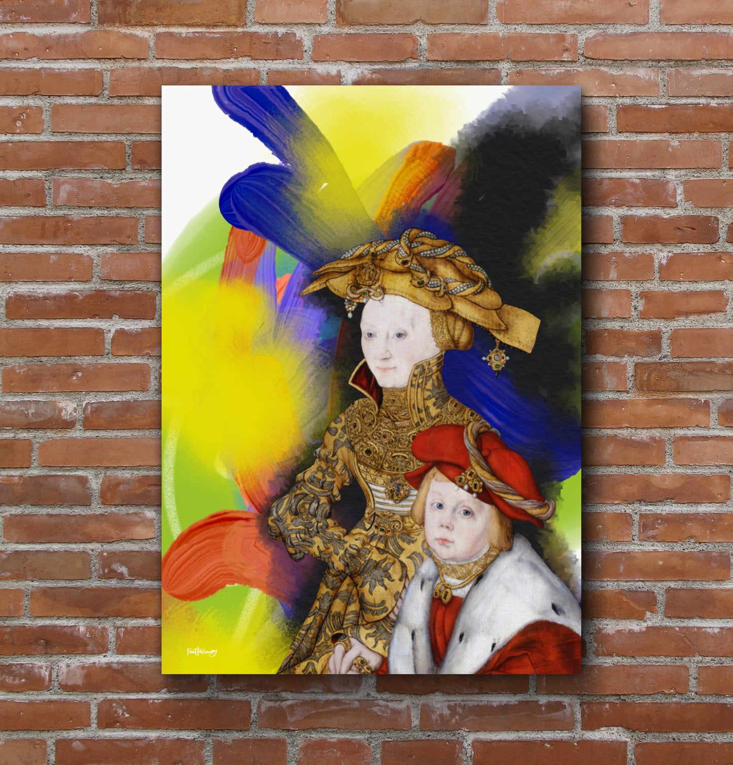 Mother and Child Reunion - Modern Art Print