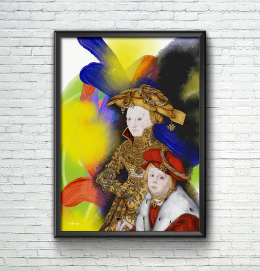 Mother and Child Reunion - Modern Art Print