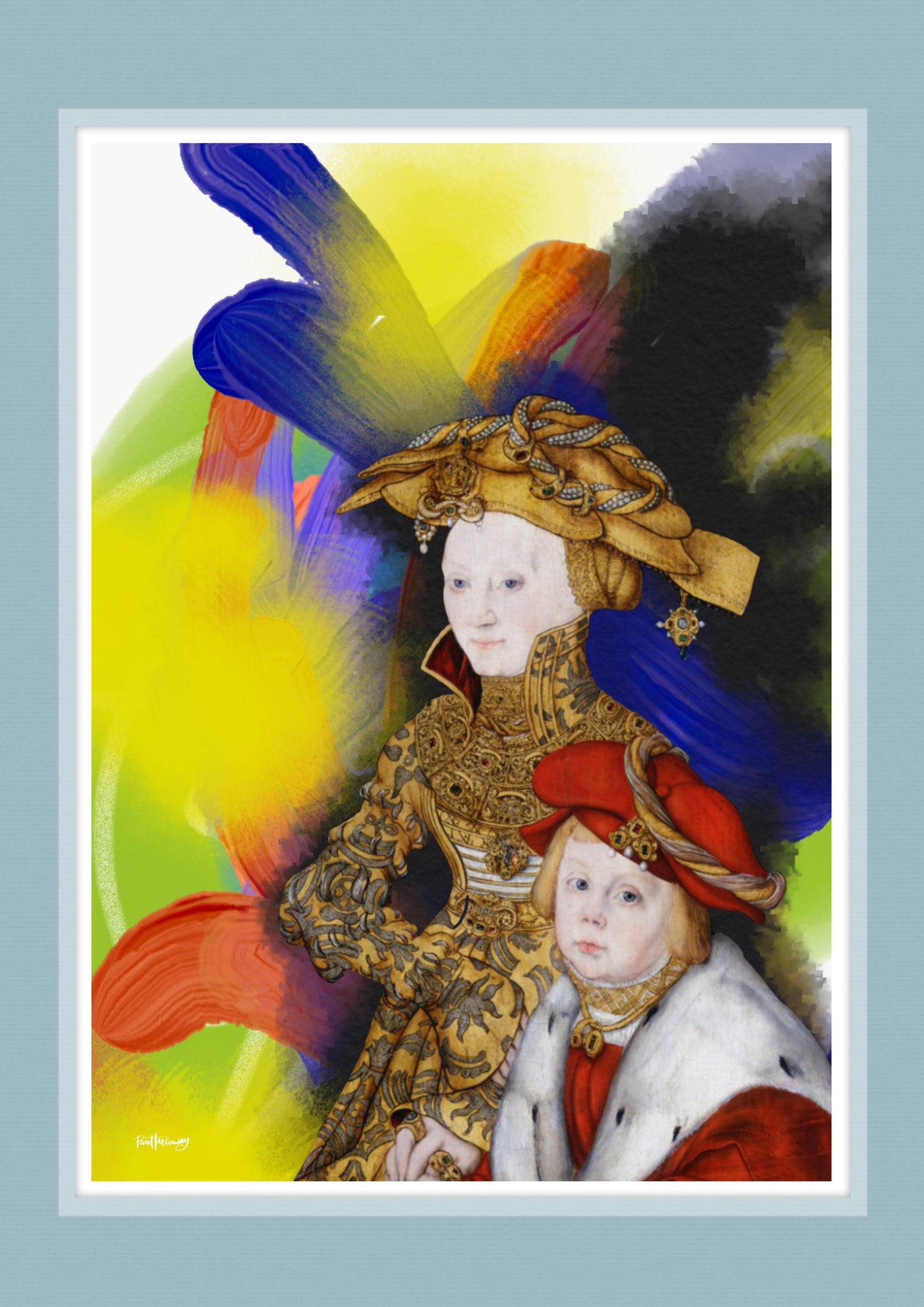 Mother and Child Reunion - Modern Art Print