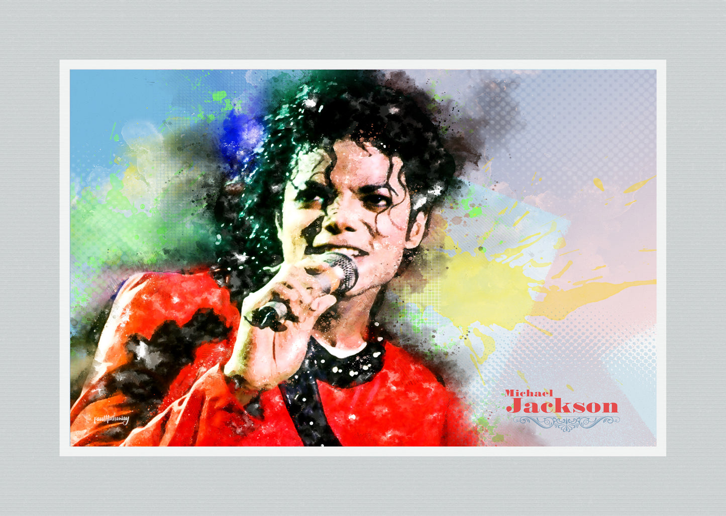 Michael Jackson 3 - Music Art Print
