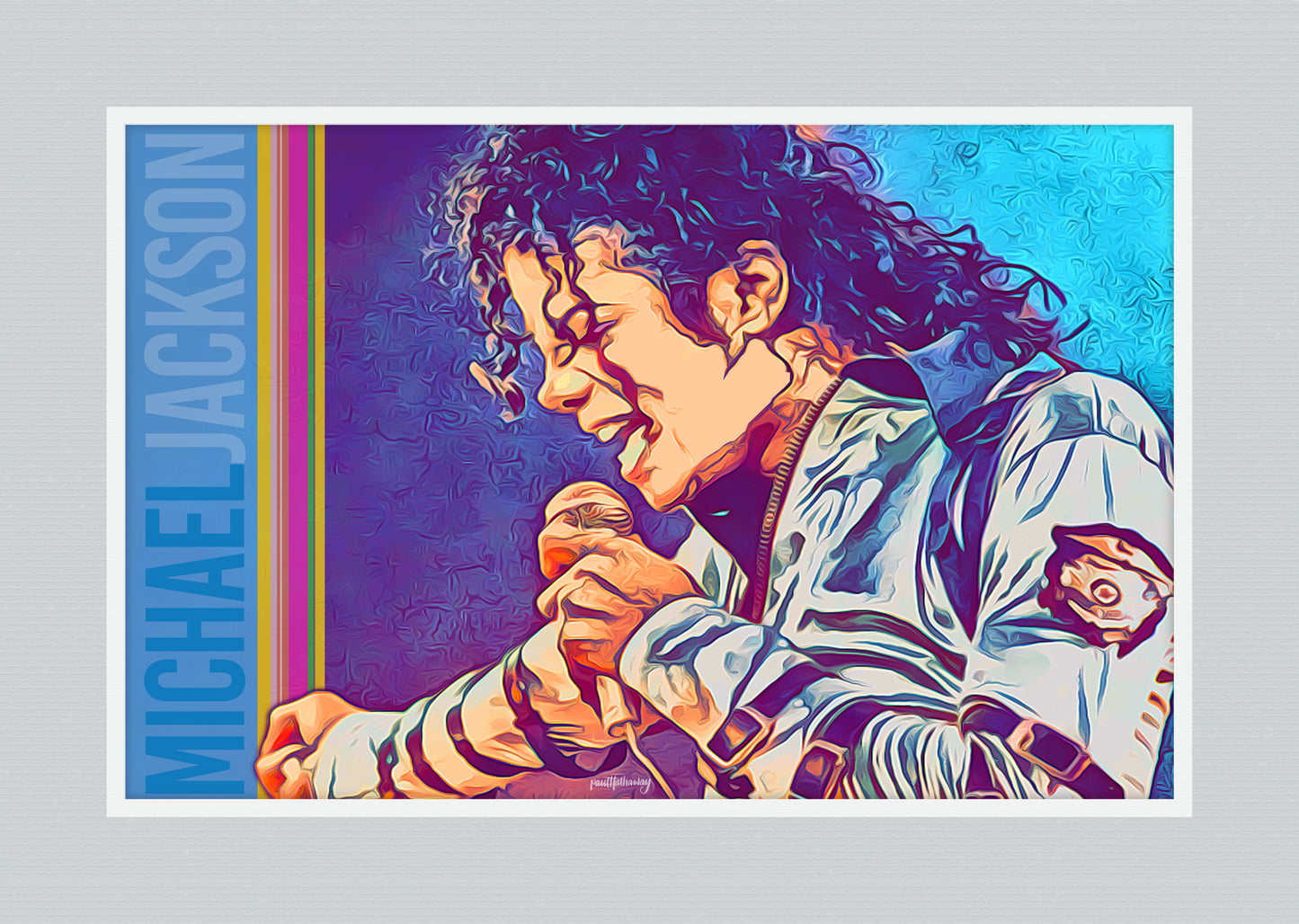 Michael Jackson 2 - Music Art Print