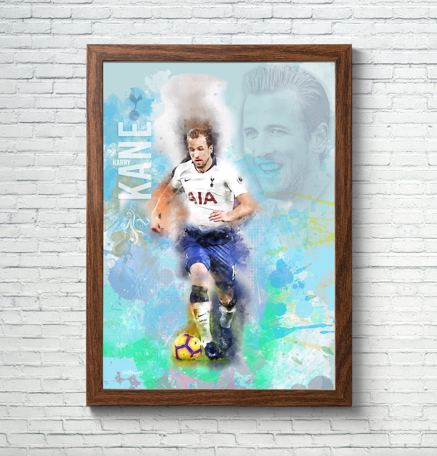 Harry Kane, Tottenham Hotspur - Football Art Print